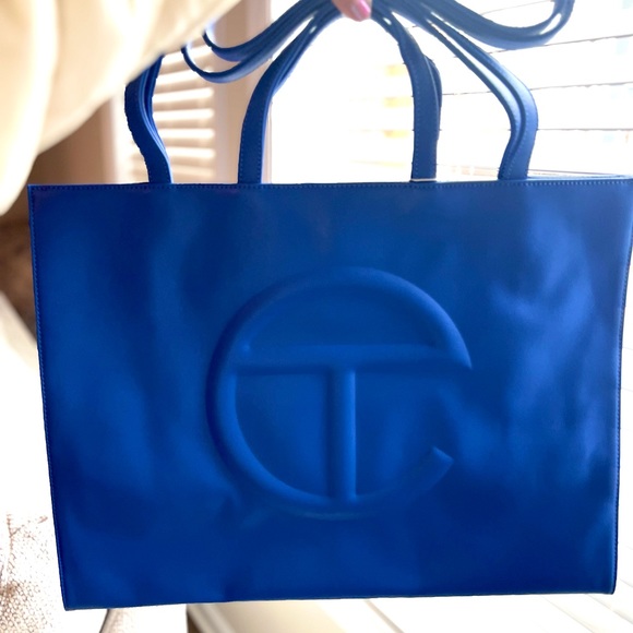 Authentic Telfar Painters Blue in Large - Picture 2 of 3